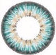 Western Eyes Puffy 3 Tones Turquoise (1 lens/pack)-Colored Contacts-UNIQSO
