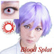 Coscon Crazy with Power - Blood Splat (1 lens/pack)-Crazy Contacts-UNIQSO