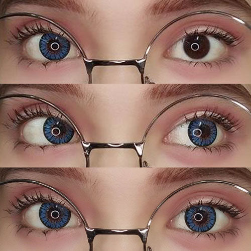 Sweety Colors Of The Wind No 30 Ice Flower (1 lens/pack)-Colored Contacts-UNIQSO