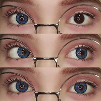 Sweety Colors Of The Wind No 30 Ice Flower (1 lens/pack)-Colored Contacts-UNIQSO