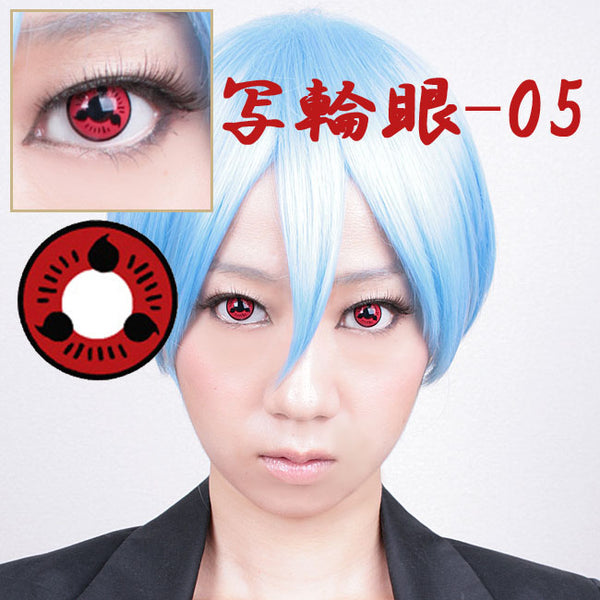 Coscon Sharingan Lens with Power - T05 (1 lens/pack)-Colored Contacts-UNIQSO