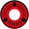 Coscon Sharingan Lens with Power - T05 (1 lens/pack)-Colored Contacts-UNIQSO