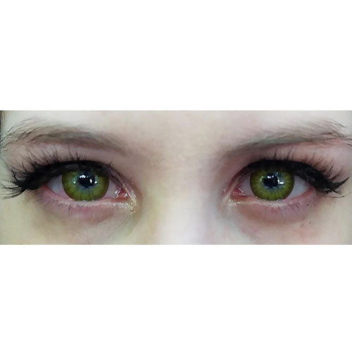 Coscon Crazy with Power - Electro Yellow (1 lens/pack)-Crazy Contacts-UNIQSO