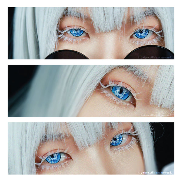 White Walker Rim Eye Contacts - Unleash Your Gojo Satoru Look! – UNIQSO