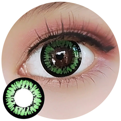 I-Codi Naty IC2 10 Green Colored Contacts – UNIQSO