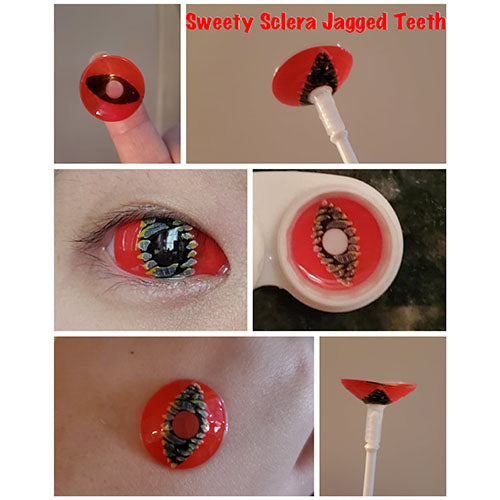 Sweety Sclera Contacts Jagged Teeth (1 lens/pack) UNIQSO