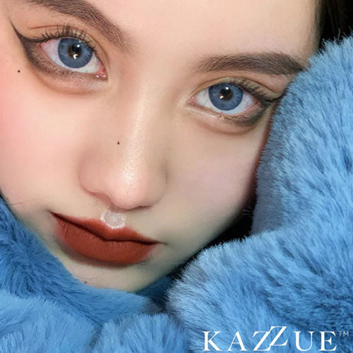 Kazzue Jewel Sapphire (1 lens/pack)-Colored Contacts-UNIQSO