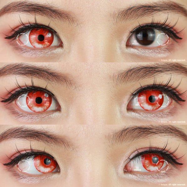 Sweety Anime Gradient Orange (1 lens/pack)-Colored Contacts-UNIQSO