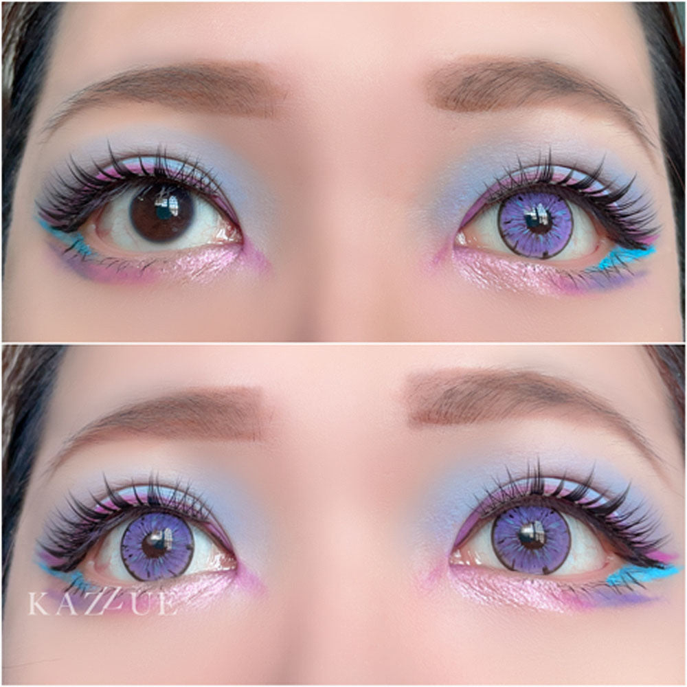 Kazzue Legacy Violet Colored Contacts – UNIQSO