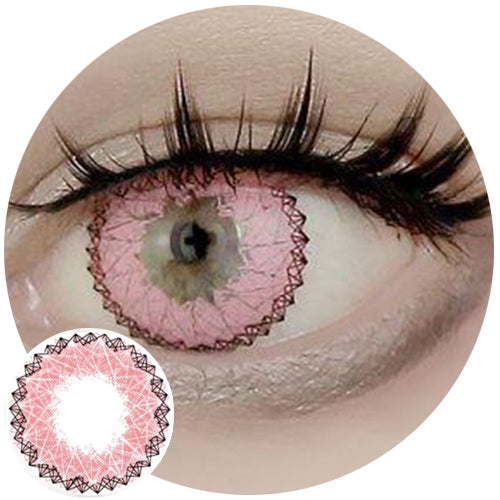 Sweety Lucky Girl Pink-Colored Contacts-UNIQSO