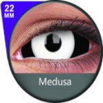 Phantasee White Black Sclera Contacts Medusa (2 lenses/pack)-Sclera Contacts-UNIQSO