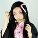 Sweety Anime Cloud Rim Pink - Demon Slayer - Nezuko Kamado (1 lens/pack)-Colored Contacts-UNIQSO