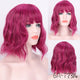 Pink Palette Short Curly Euro-American Hair Wig-Daily Wig-UNIQSO