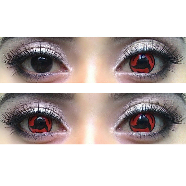 Sweety Sharingan Crazy Lens - RY115 (1 lens/pack)-Colored Contacts-UNIQSO
