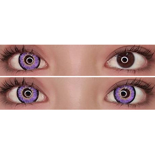 Sweety Snow Violet (1 lens/pack)-Colored Contacts-UNIQSO