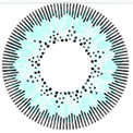 Kazzue Ice Queen (1 lens/pack)-Colored Contacts-UNIQSO