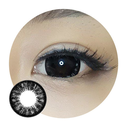 Kazzue Premier Black (1 lens/pack)-Colored Contacts-UNIQSO