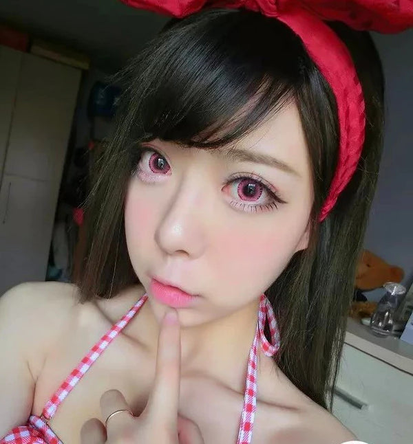 Kazzue Fairy Pink (1 lens/pack)-Colored Contacts-UNIQSO