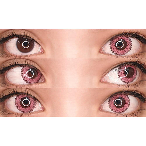 Sweety Lucky Girl Pink II (1 lens/pack)-Colored Contacts-UNIQSO