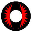Sweety Crazy Red Dragon (1 lens/pack)-Crazy Contacts-UNIQSO