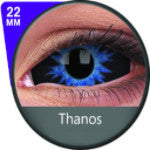 Phantasee Blue Black Sclera Contacts Thanos (2 lenses/pack)-Sclera Contacts-UNIQSO