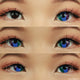 Sweety Pride Blue (1 lens/pack)-Colored Contacts-UNIQSO